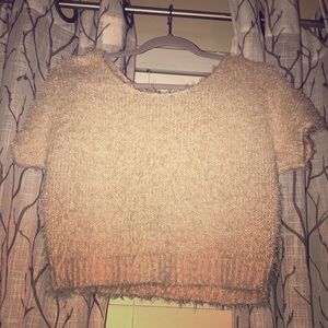 Ivory half top Sweater